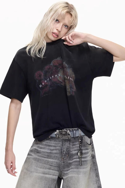 Vintage Distressed Cotton Top