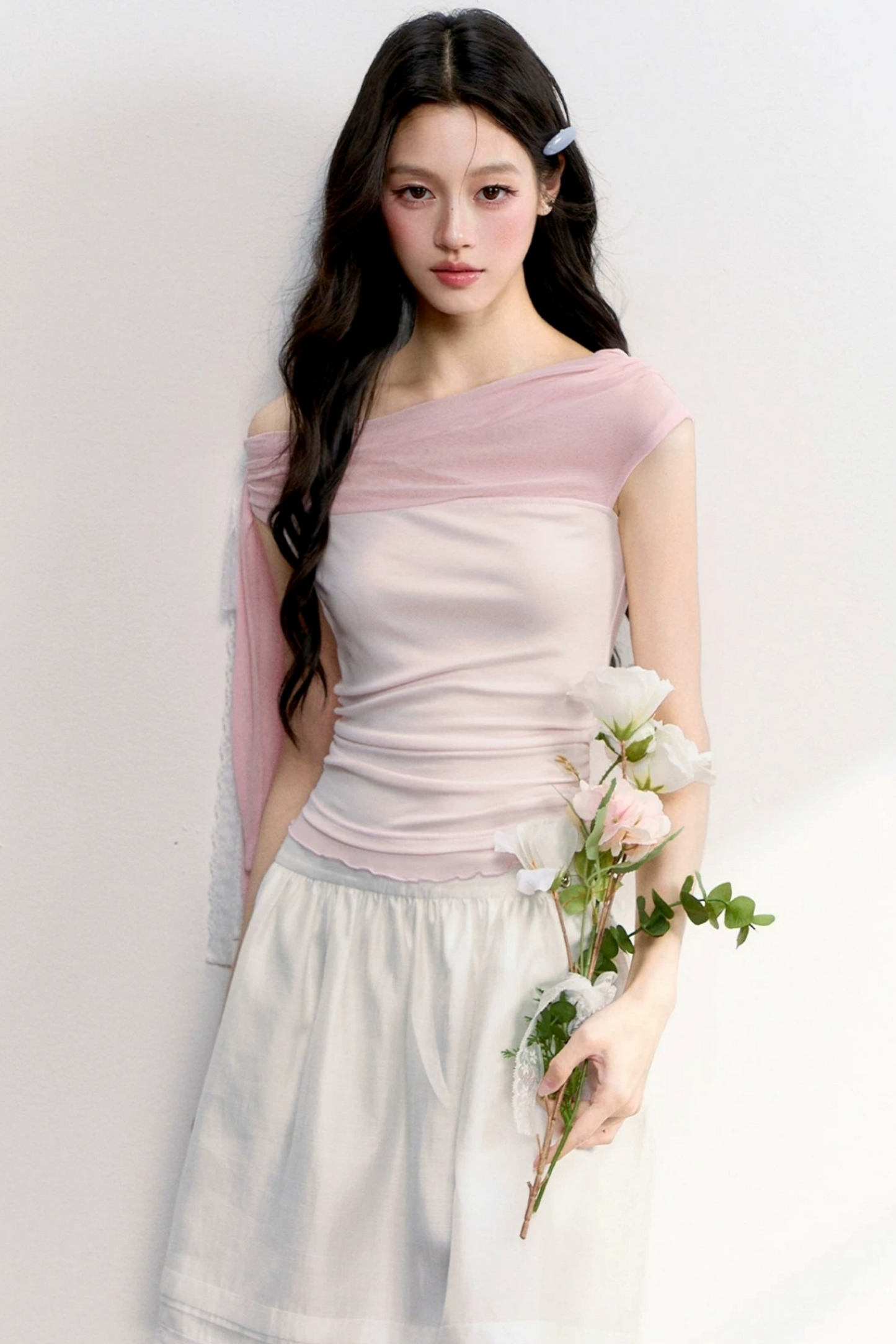 Cherry Wine Lace Off-Shoulder Top