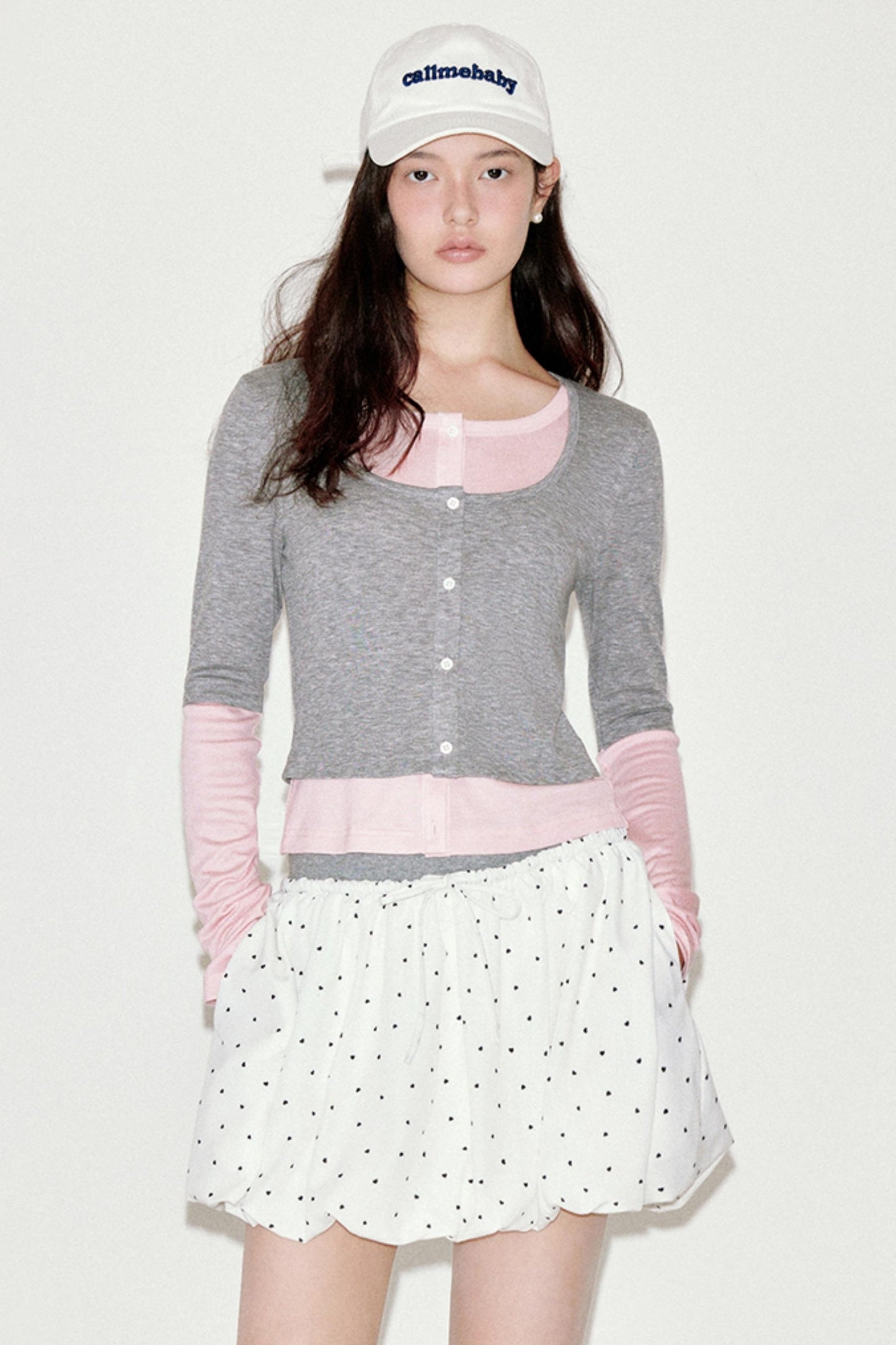 Sweet Polka Dot Bud Skirt