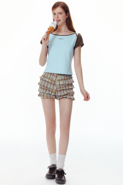 Choco One-Shoulder Tee