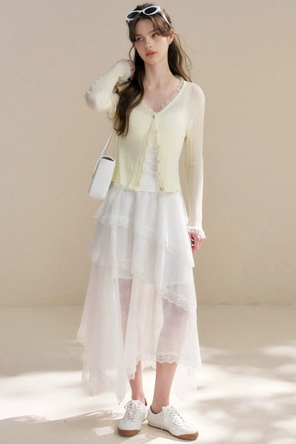 French Romantic Lace Skirt