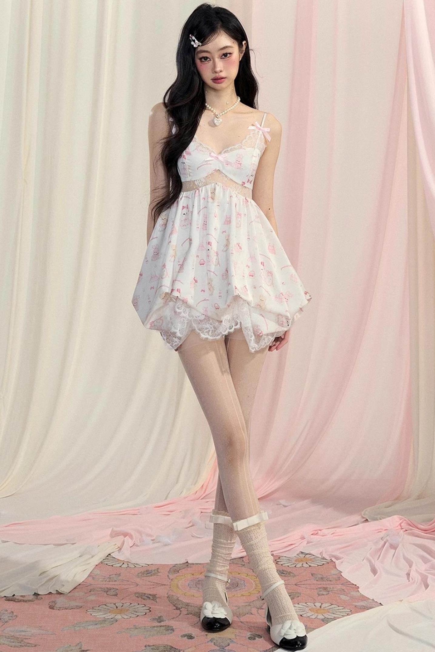 Floral Halter Dress Set