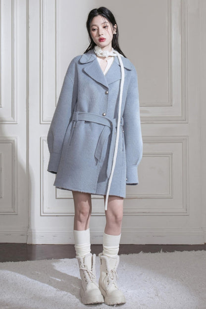 Wool Sequin Embroidered Top