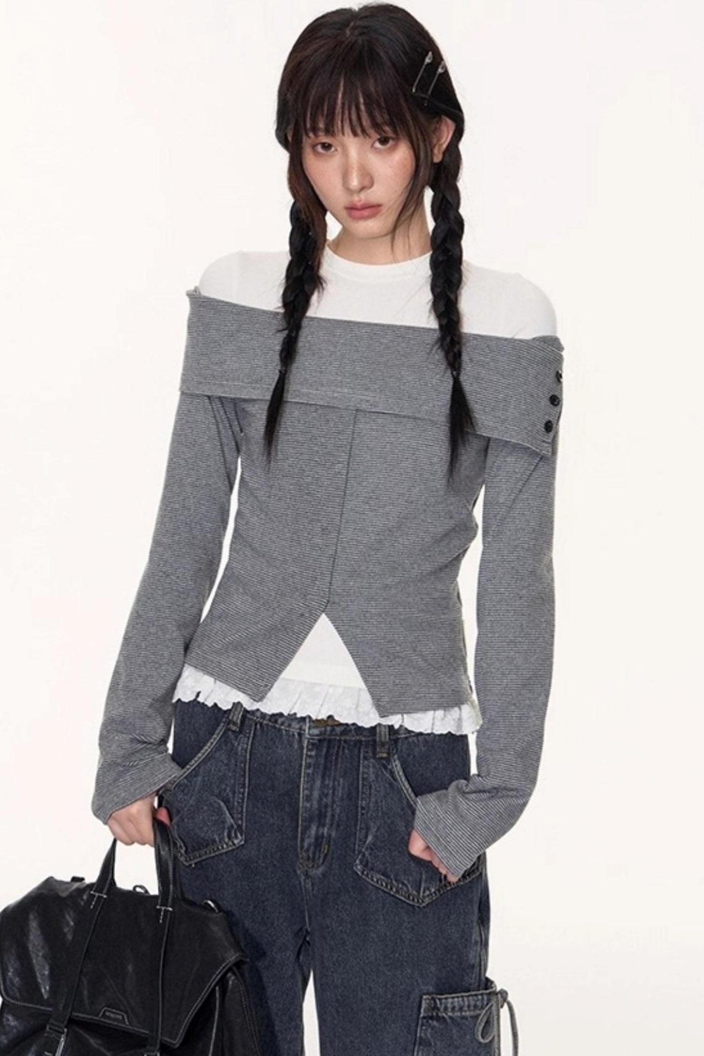 Vintage Cargo Wide-Leg Pants