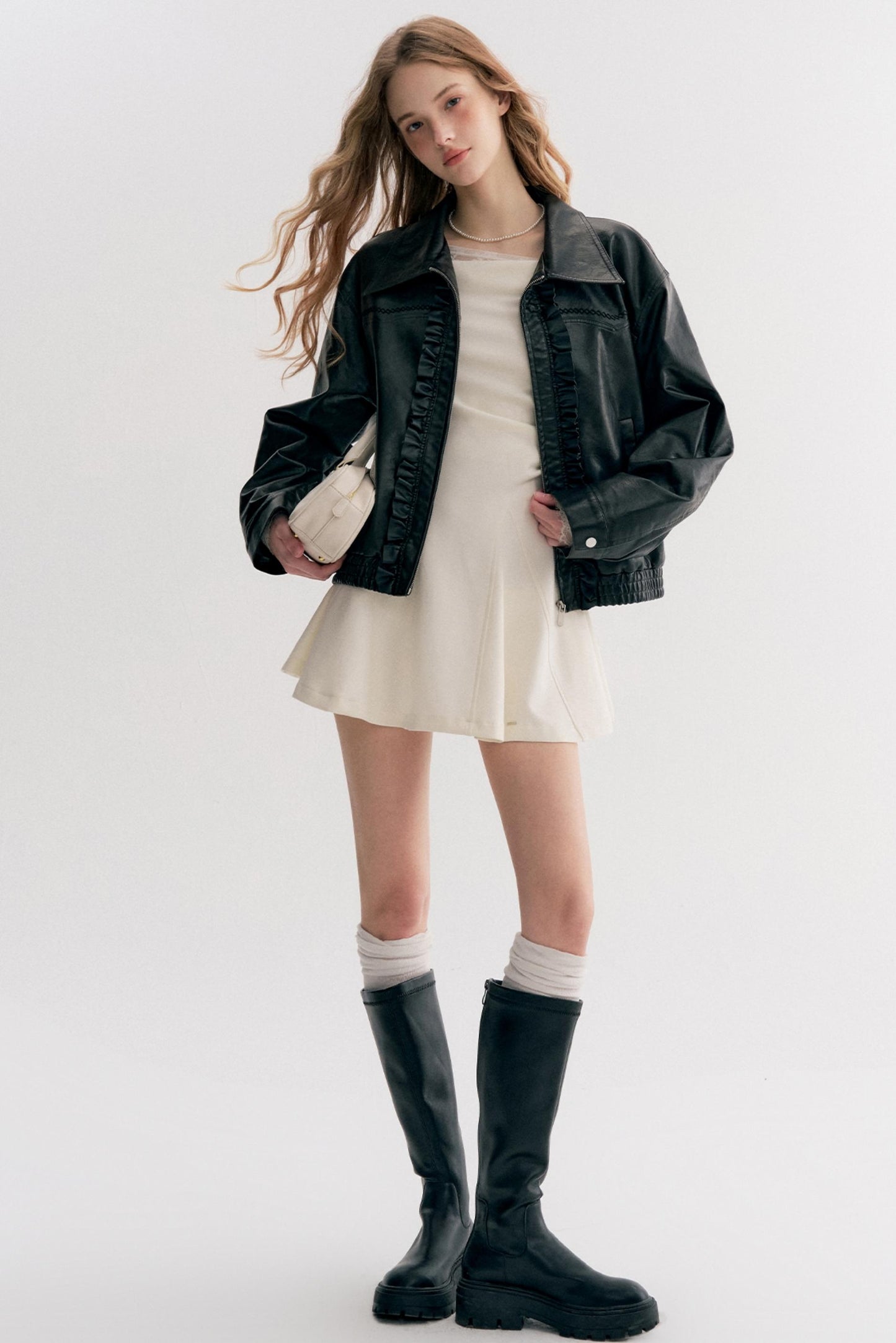 Whisper Lace Long Sleeve Dress