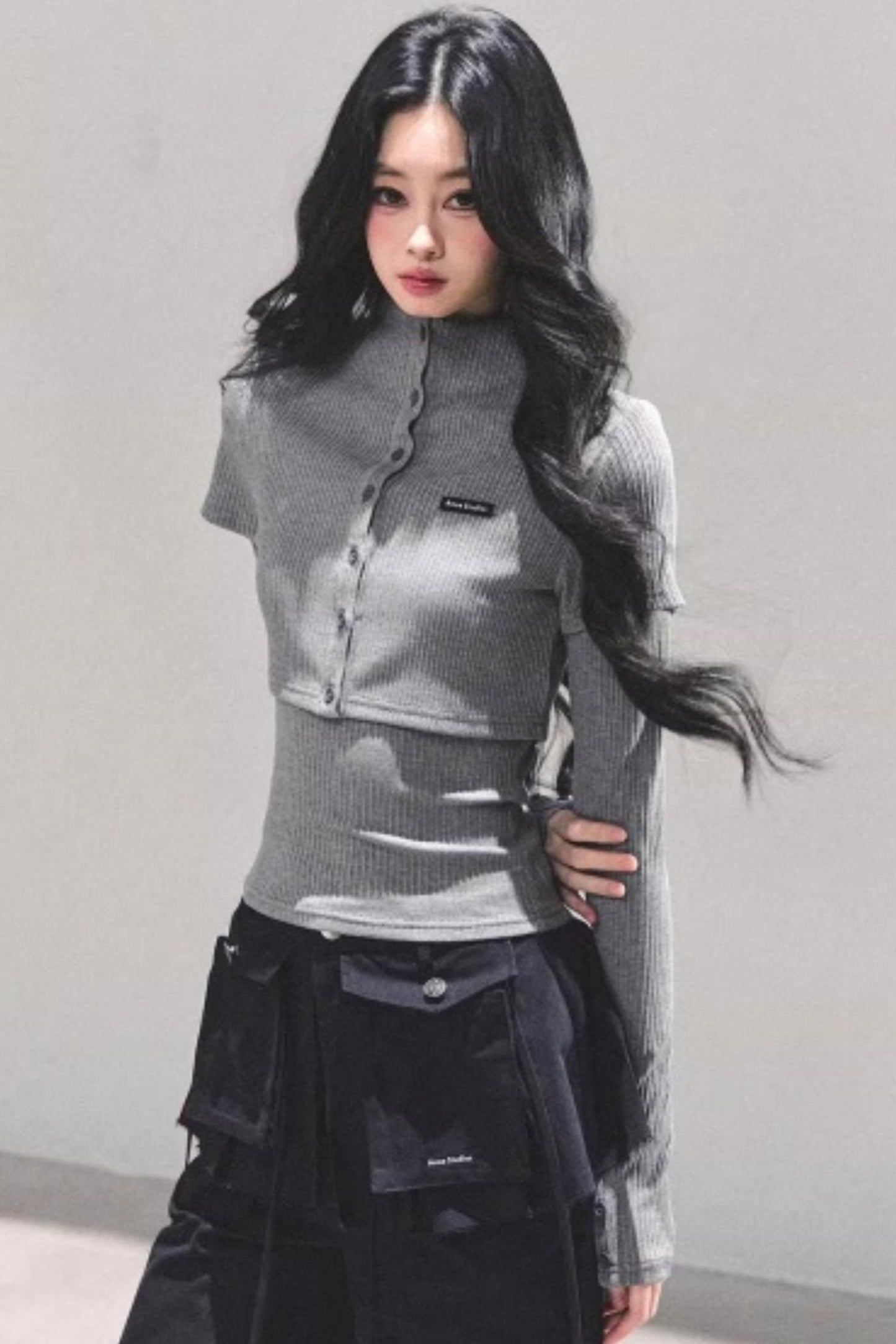 Soft Fall Knitted Top Two Piece Set