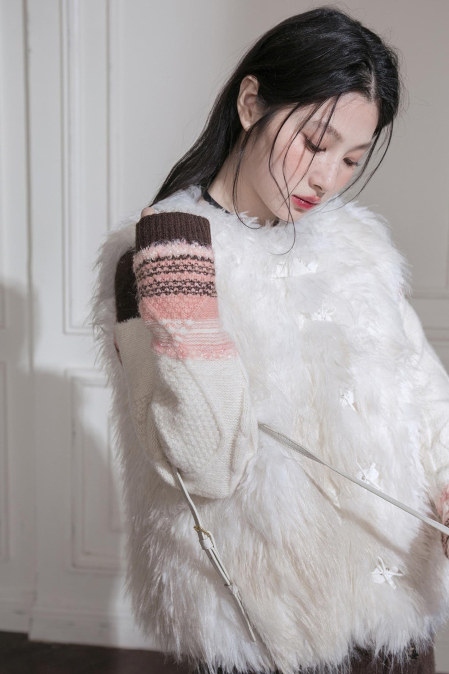 Cedar Milk Eco-Friendly Fur Vest