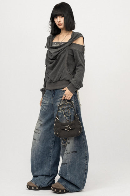 American Spice Girls Wide-Leg Pants