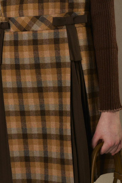 College Tweed Plaid Dress & Outer Set-Up