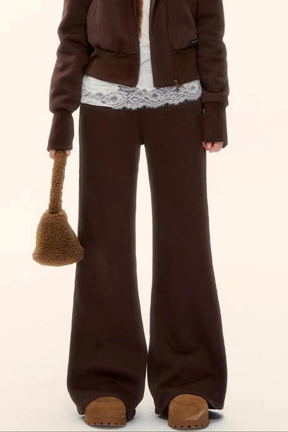 Retro Fleece-Lined Hooded Jacket Set-Up