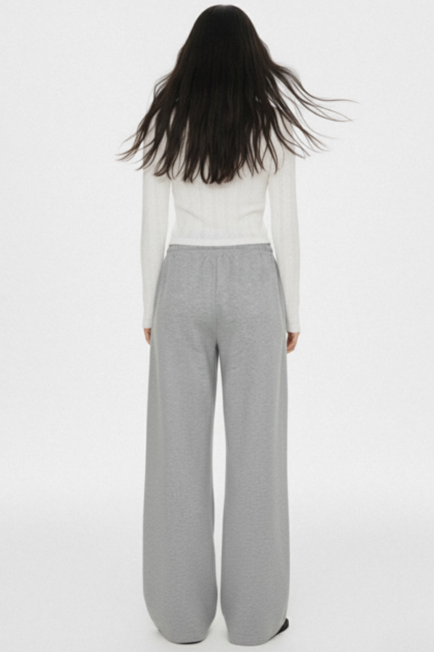 Gray Beaded Sweatpants