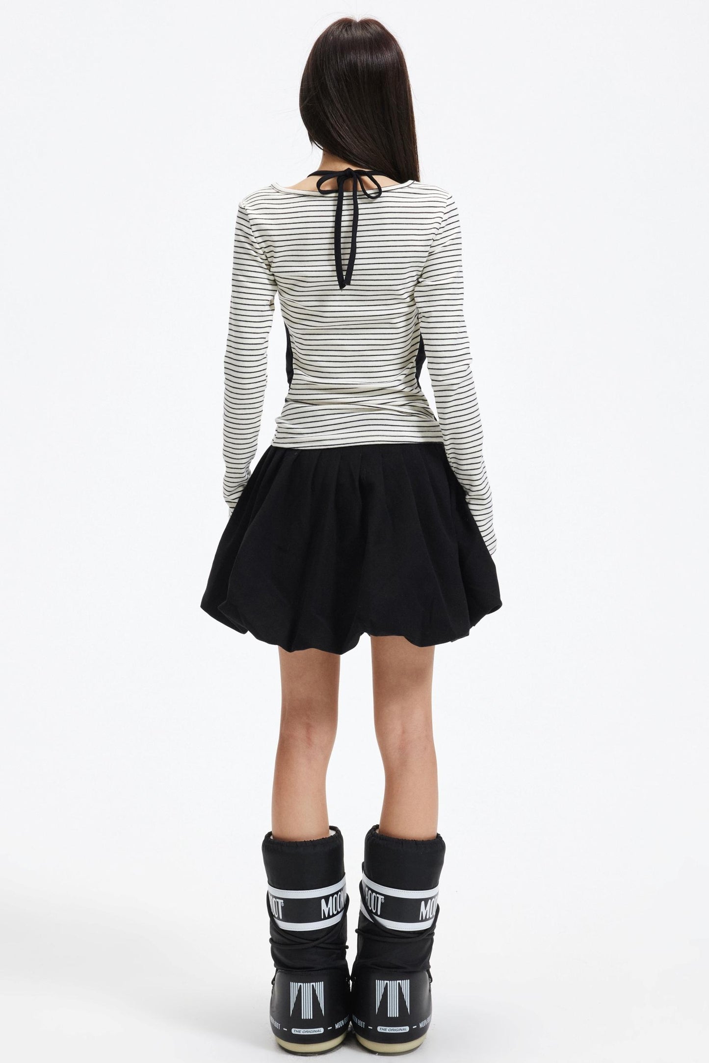 Patchwork Faux Layered Knit Top