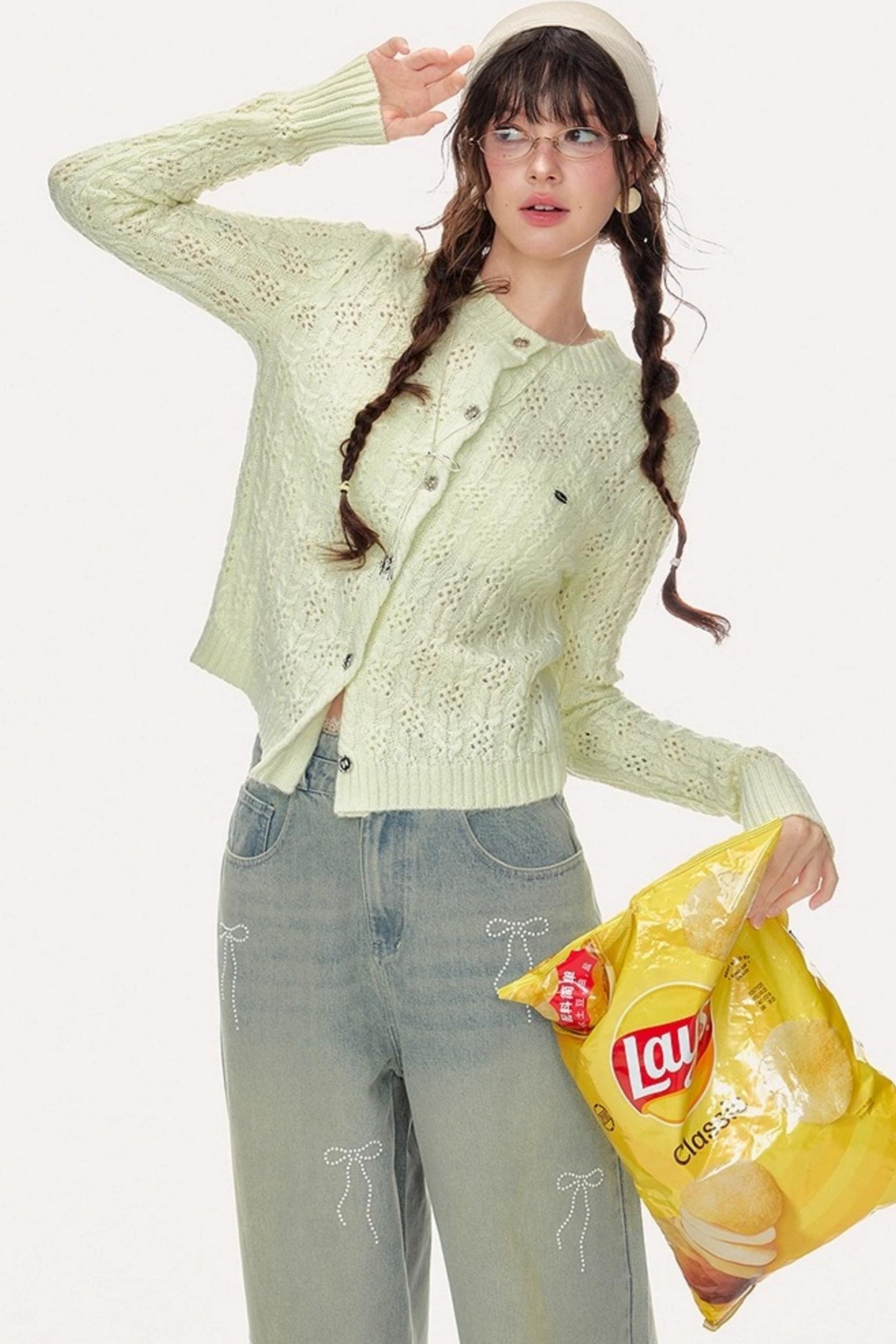 Gentle Knitted Sweater Top