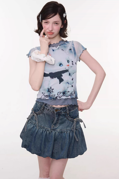 Rabbit Dream Mesh Top