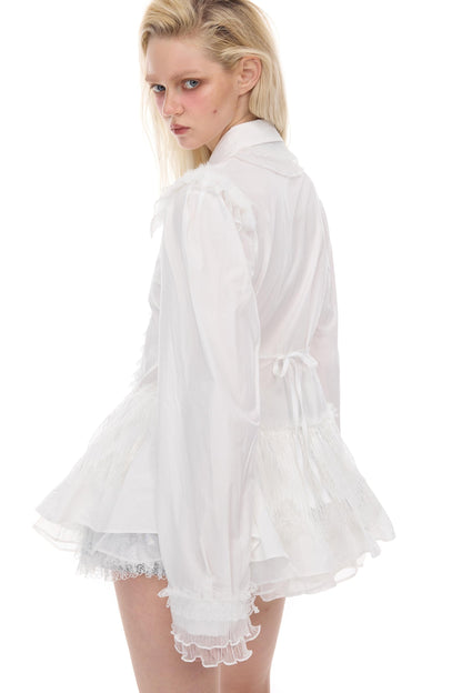 Moonlit Lace Tutu Shirt