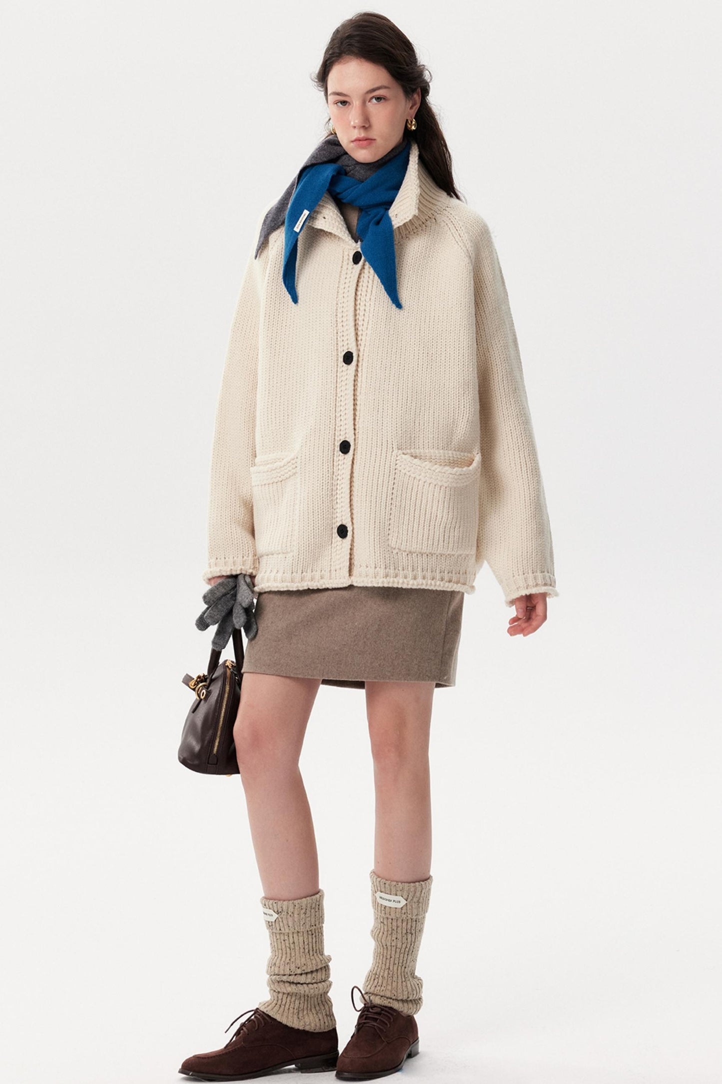 Scandinavian Retro Knit Jacket