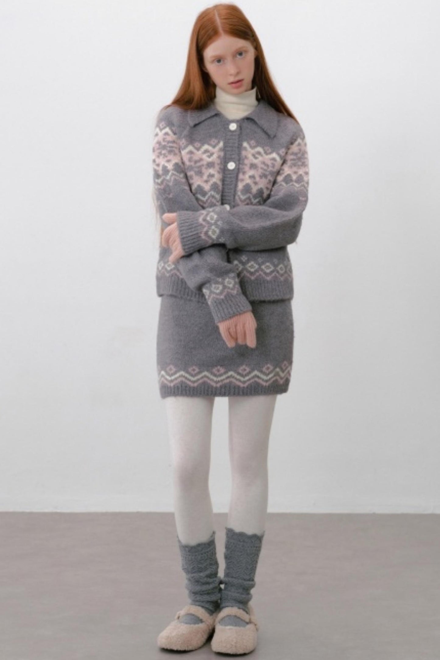 Winter Fair Island Knitted Skirt