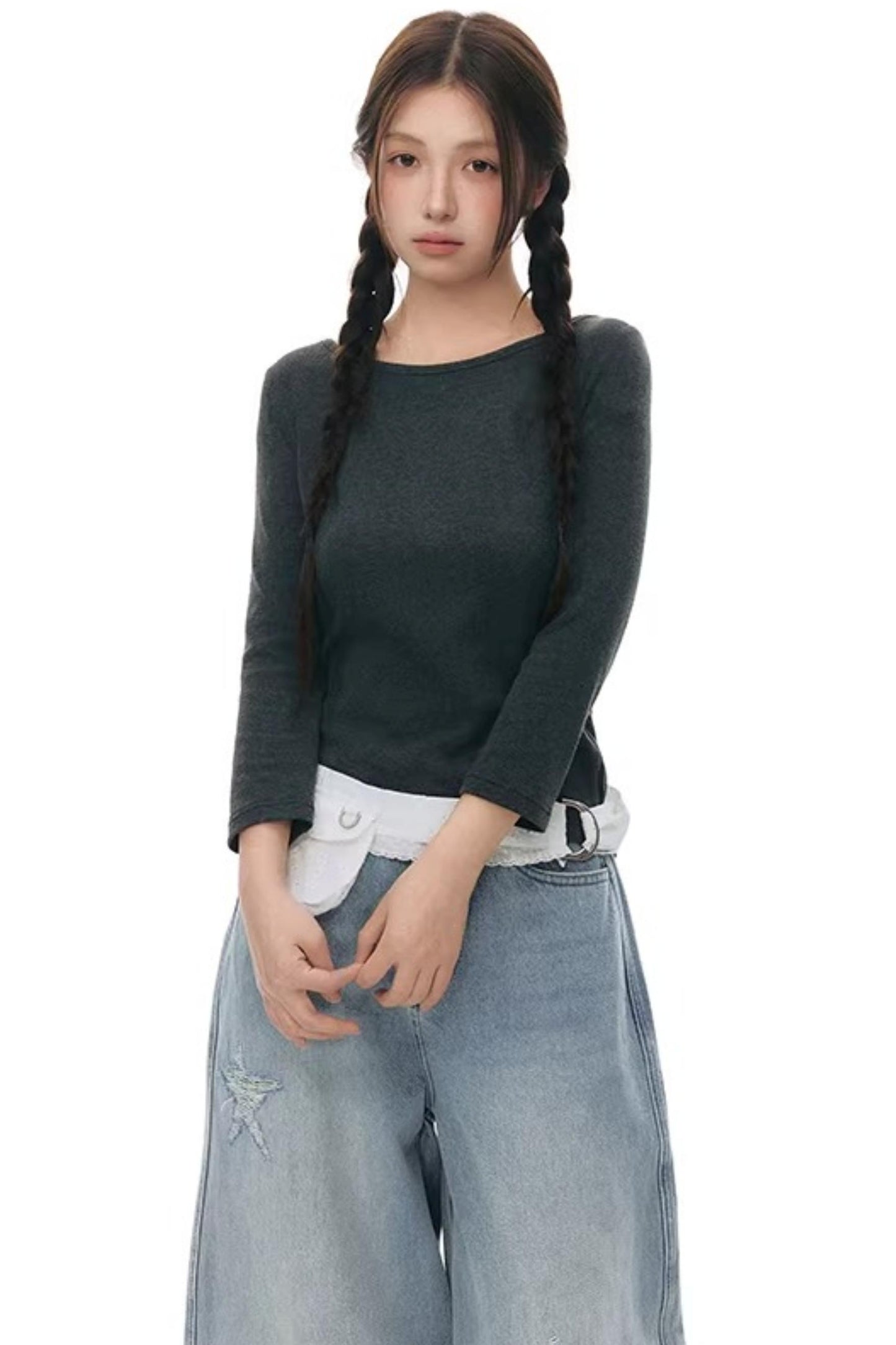 Reversible Faux Sleeve Top