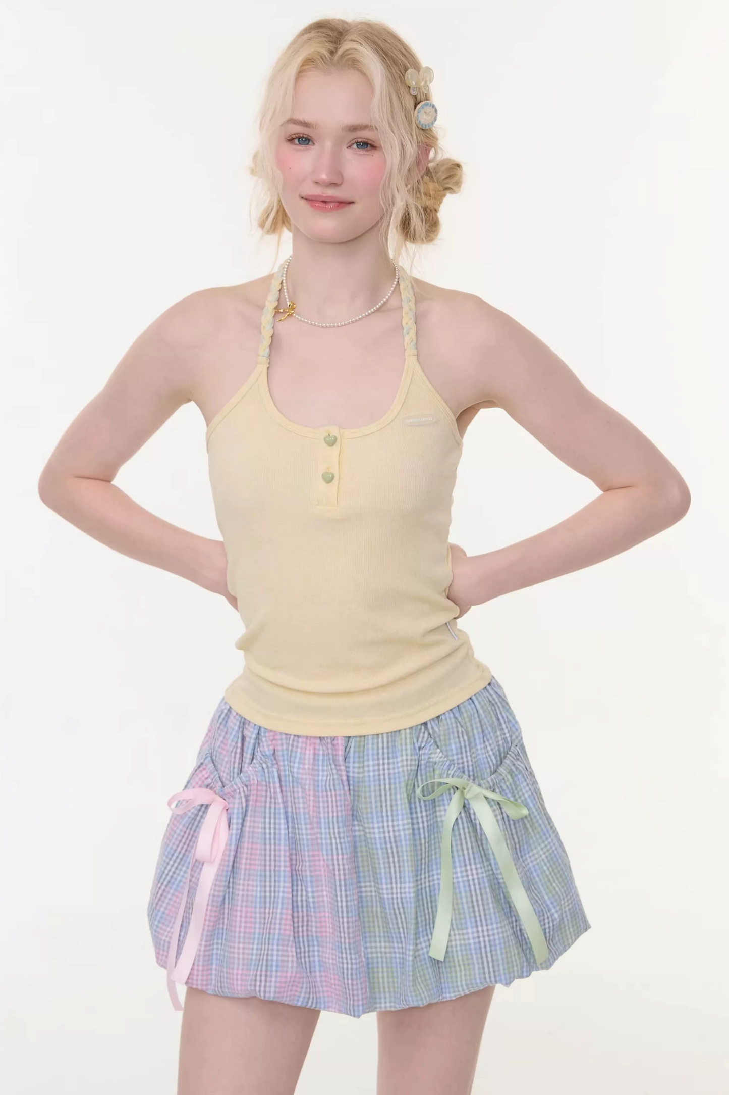Twist Braid Halter Top