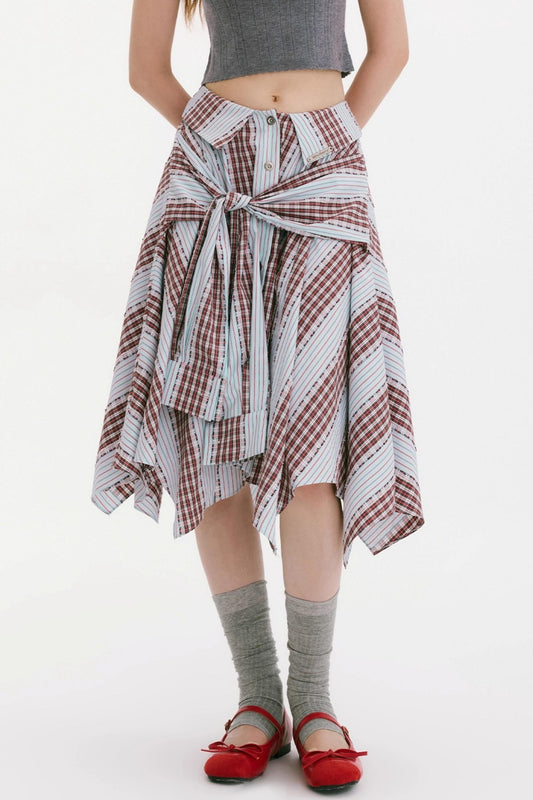 Late Summer Rhapsody Strap Skirt