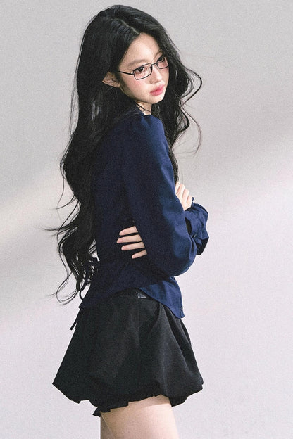 White Moonlight V-Neck Shirt