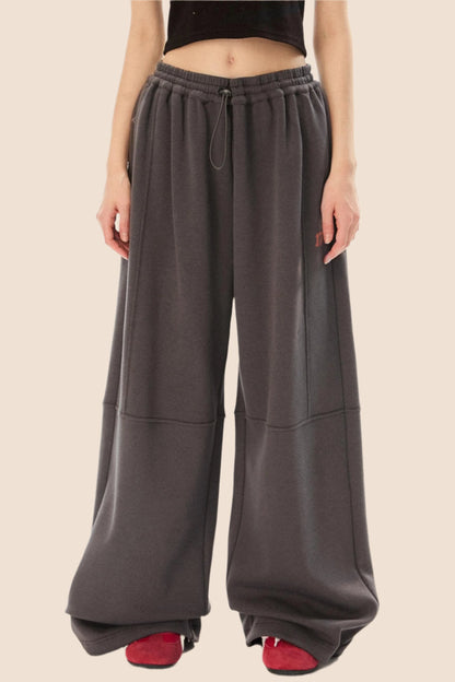 Casual Drapy Straight-Leg Pants