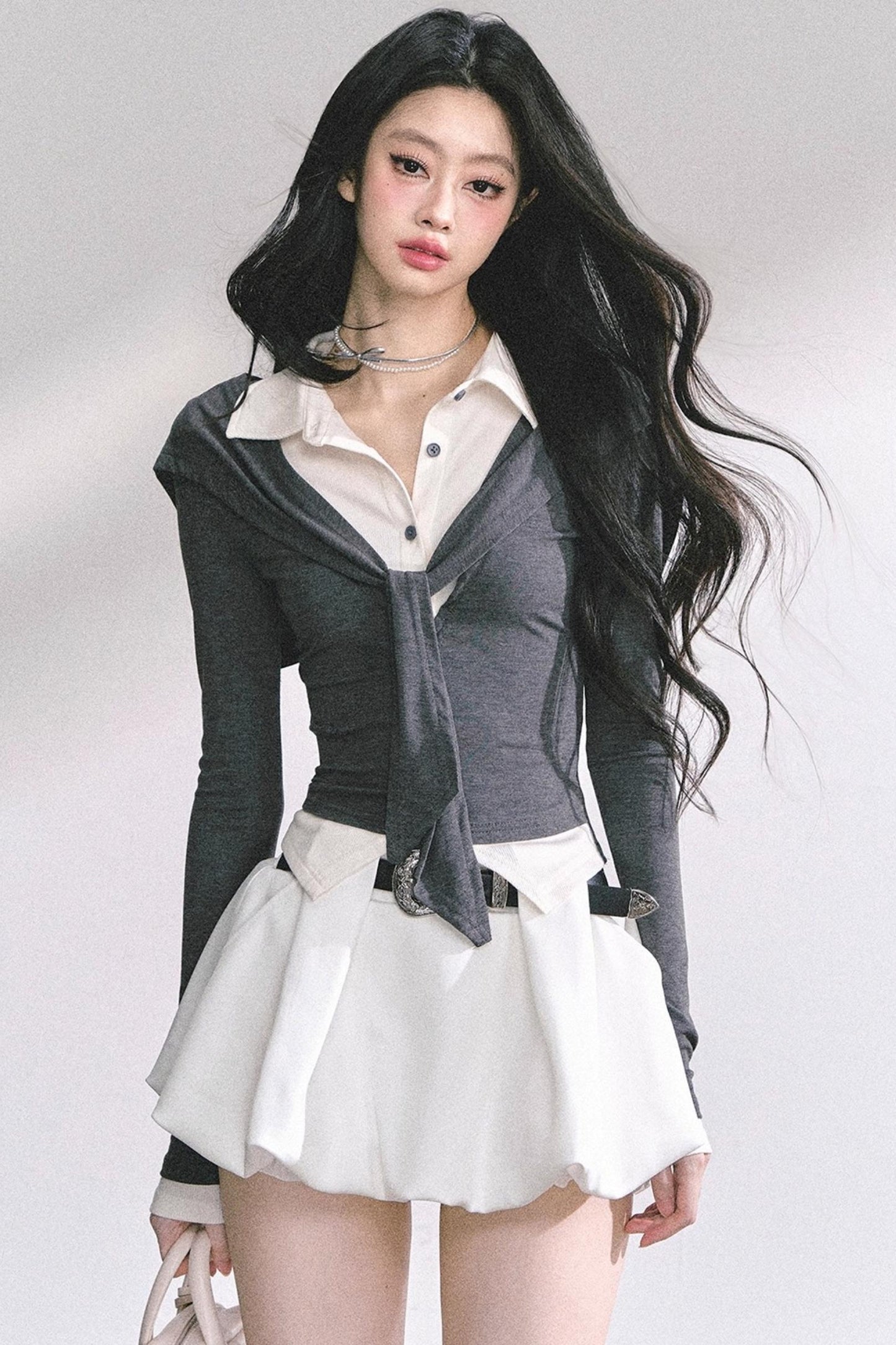 Autumn Waist Slimming Long-Sleeved Tops