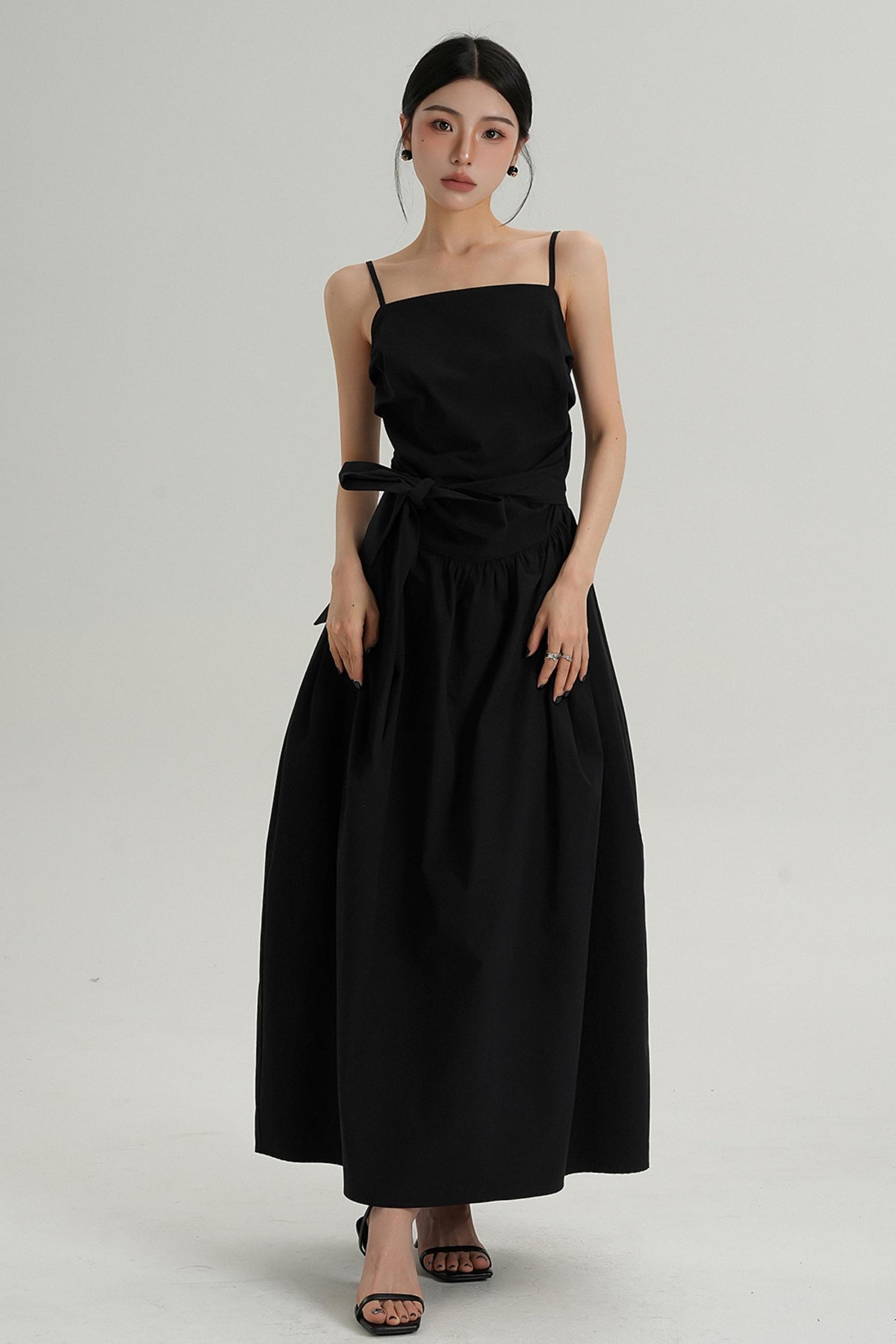 Hepburn Style Waist Slim Dress