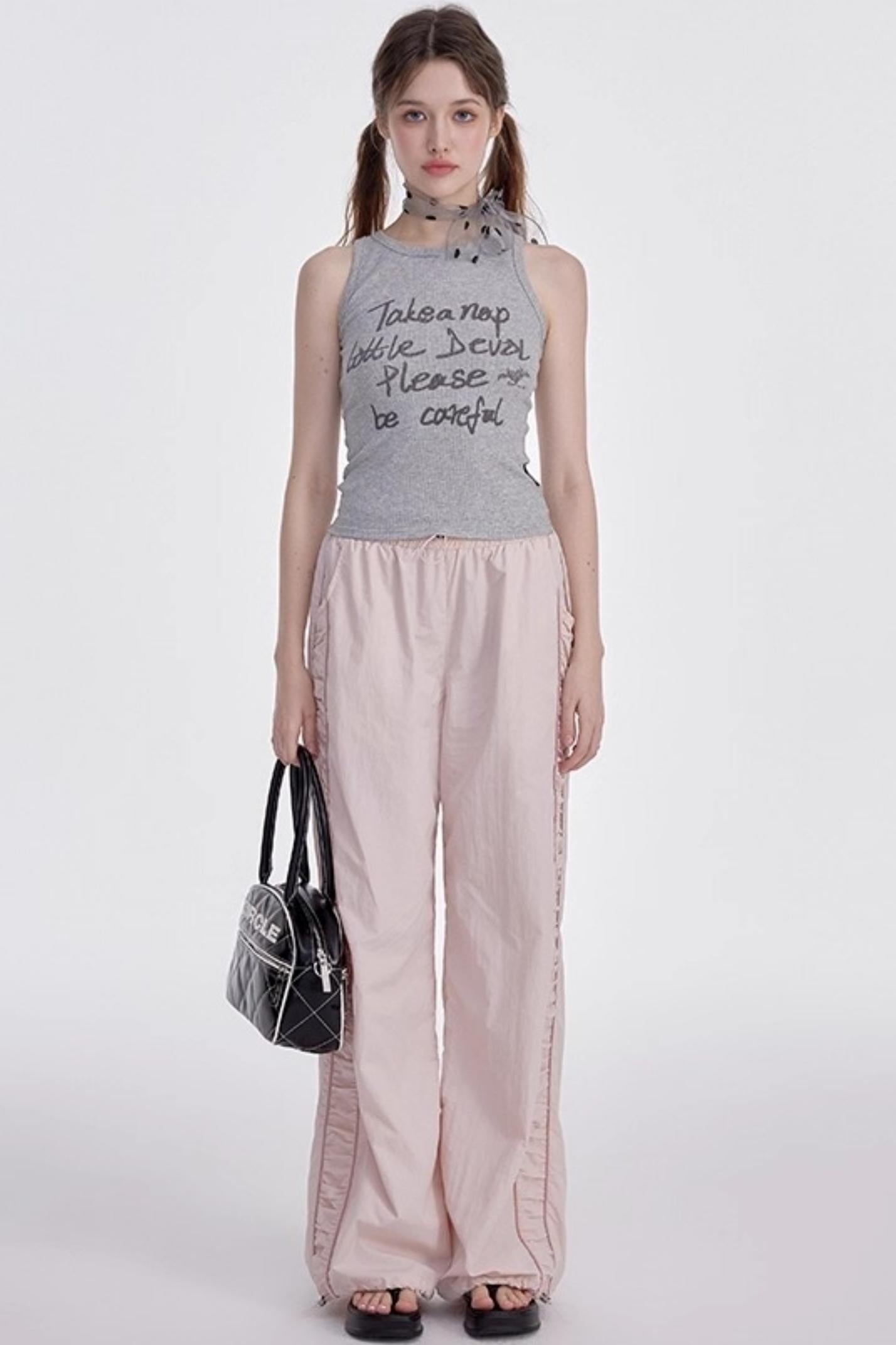 Monogram Racer Tank Top