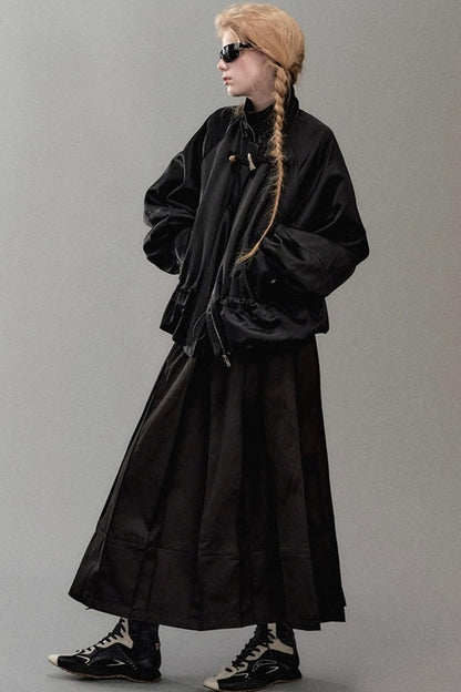 Genesis Woven Stand-Up Collar Trench Coat