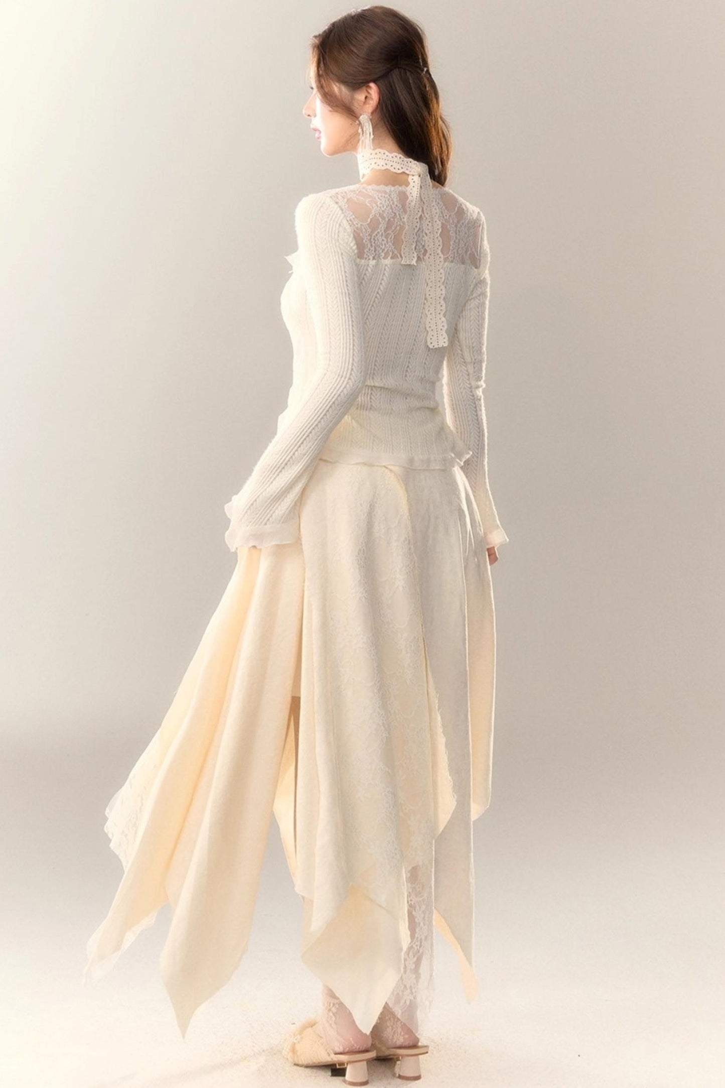 Wild White Tea Skirt Set-Up