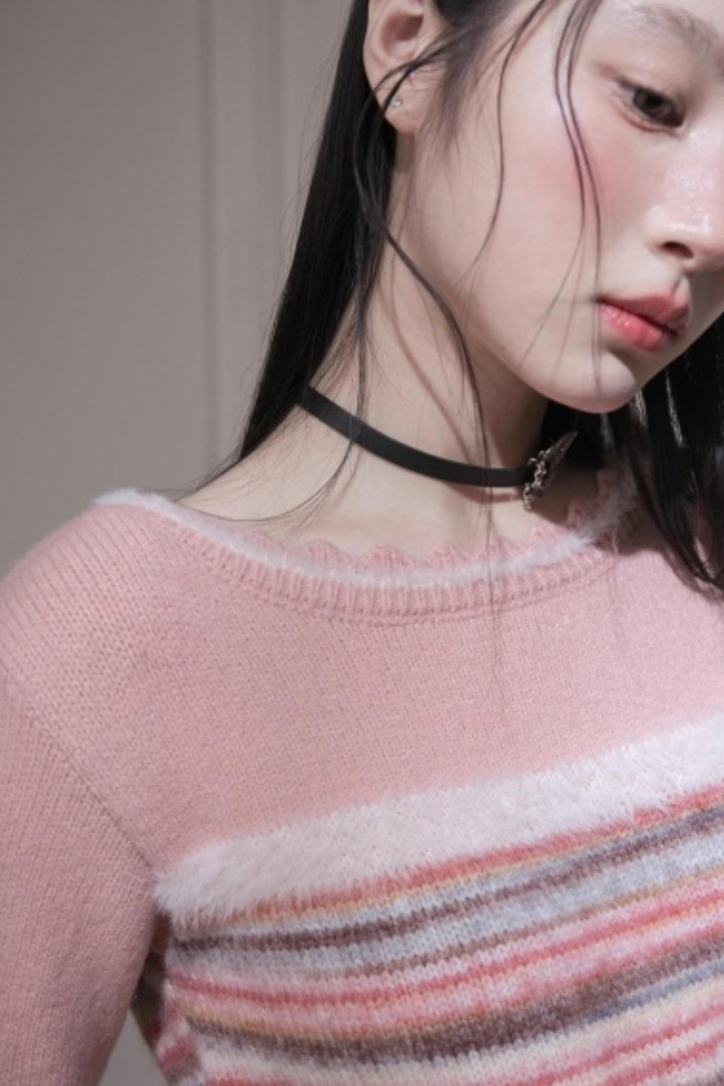 Iridescent Gradient Knit Dress