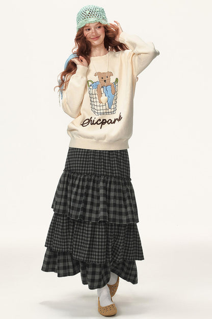 Sweet Vintage Bear Top