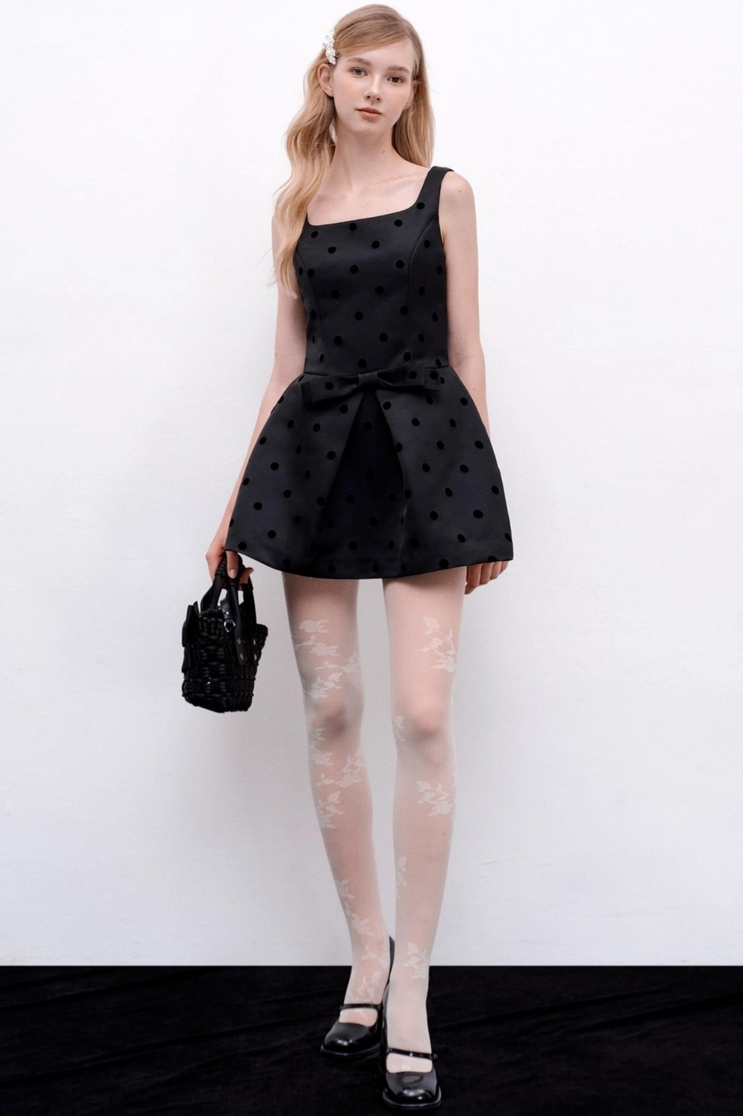 Autumn Black Short A-Line Dress