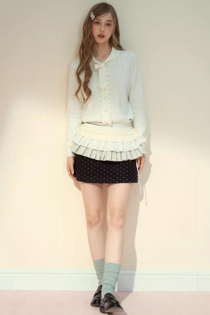 Lace Knit Sweater