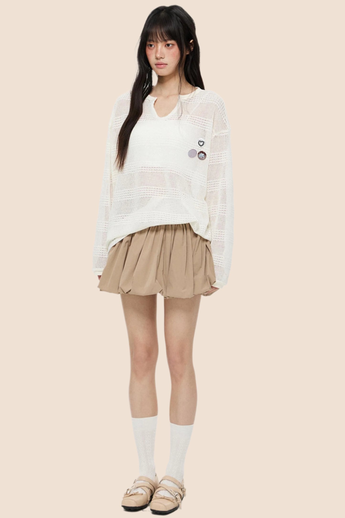 Breezy V-Neck Blouse