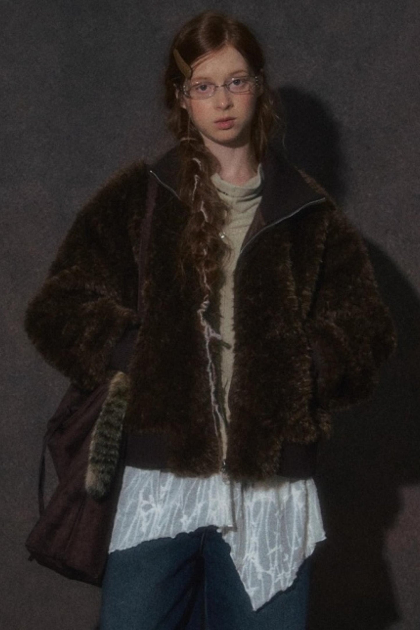 Thickened Lambswool Suede Jacket