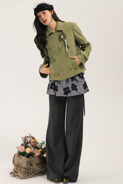 Versatile Lace-up Waist Skirt