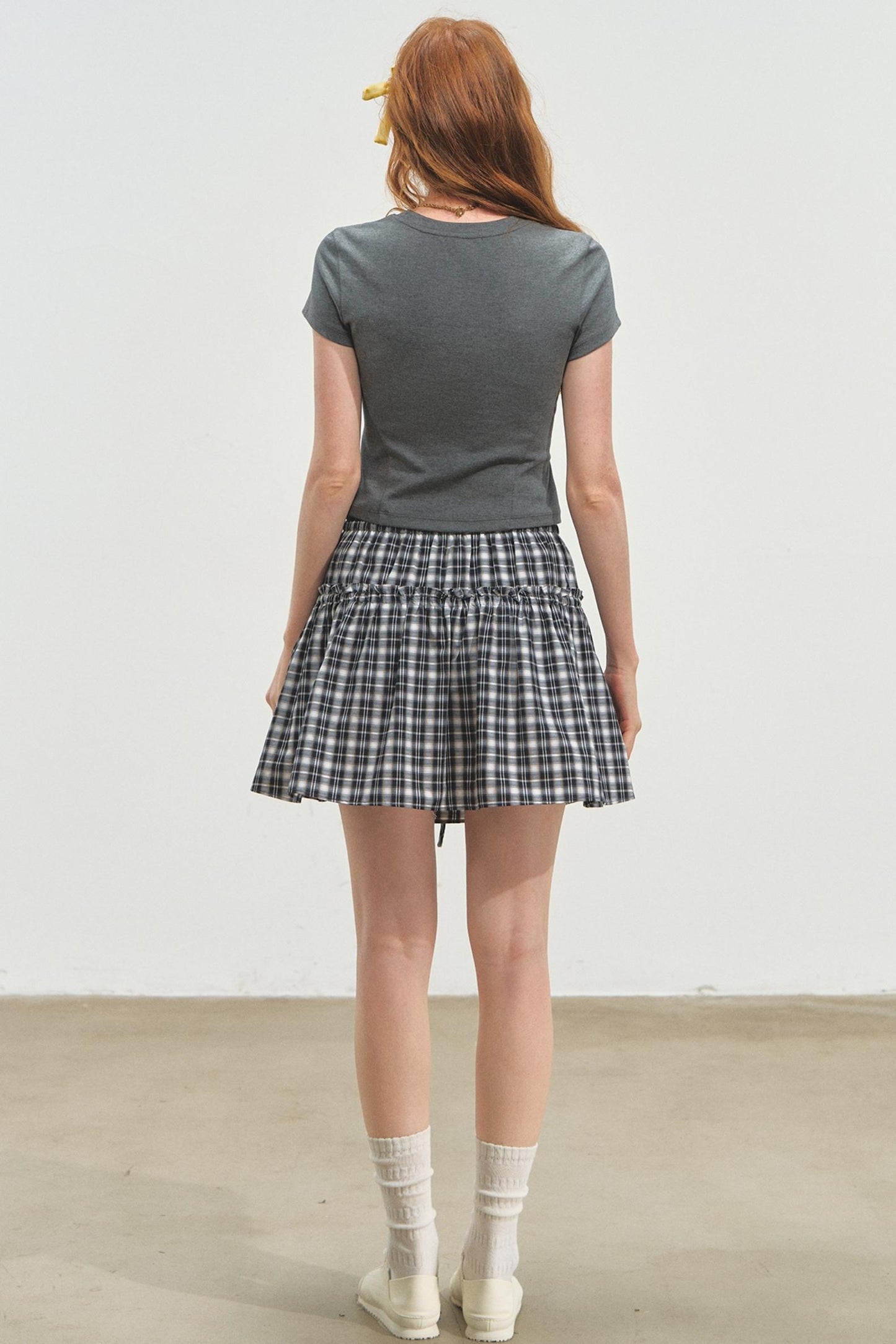 Summer Plaid Mini Skirt