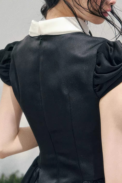 Lilian Ball Puff Sleeve Dress