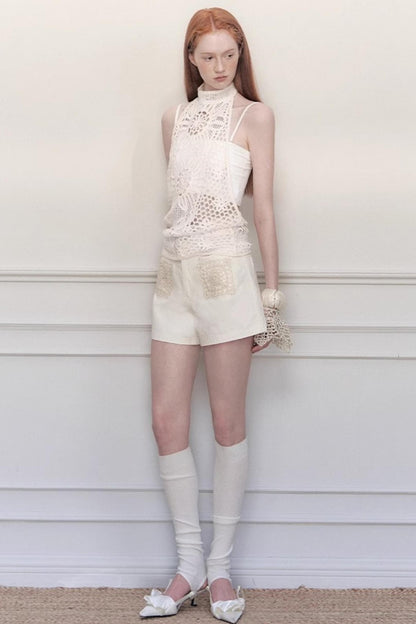 Hollow Knit Tank Top