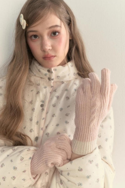 Arctic Twist Fleece Gloves