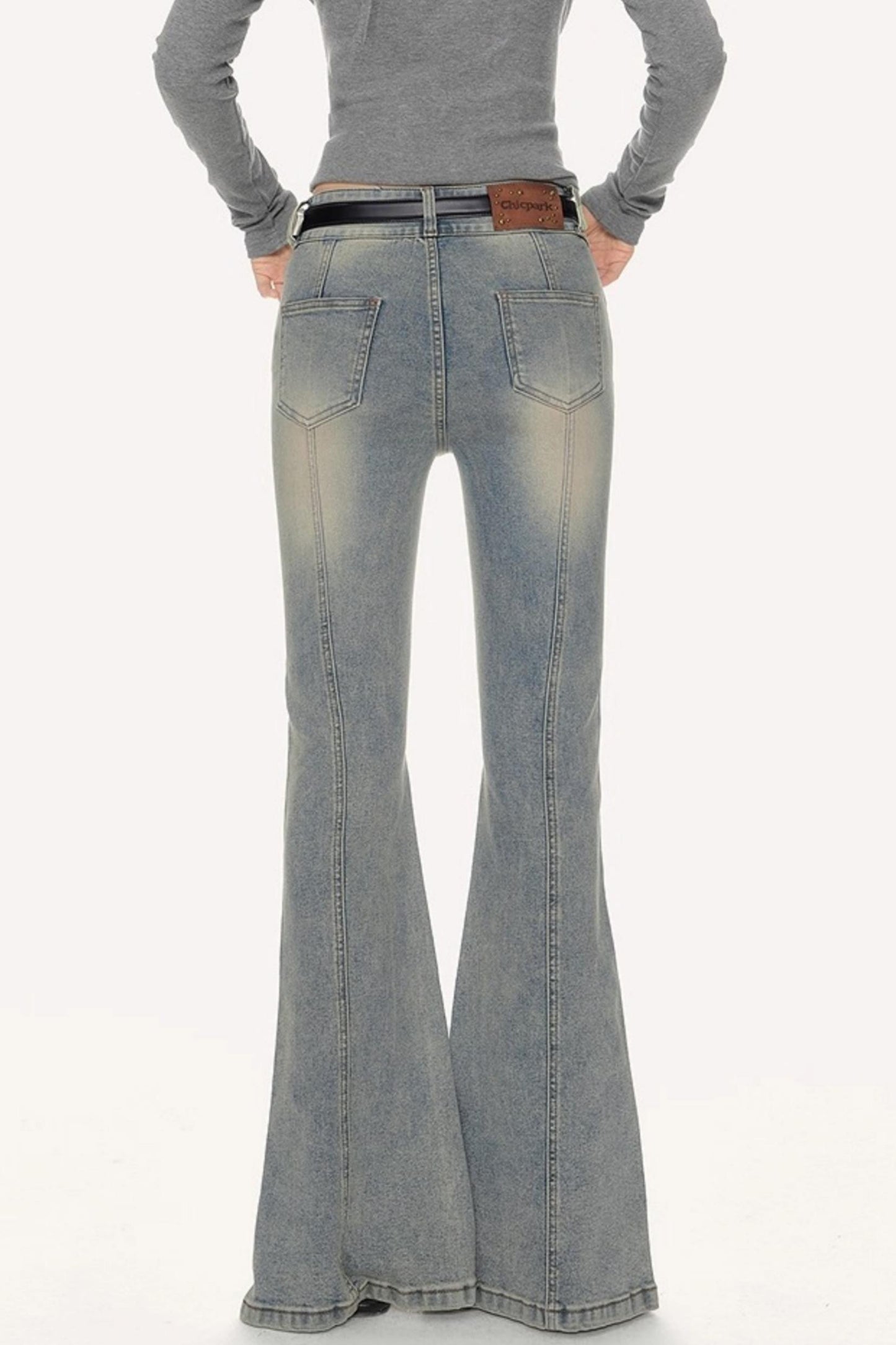 Spice High-Waisted Flared Jeans