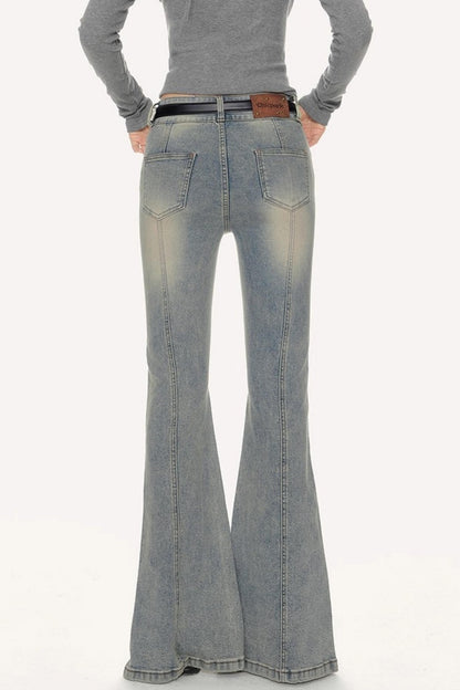 Spice High-Waisted Flared Jeans