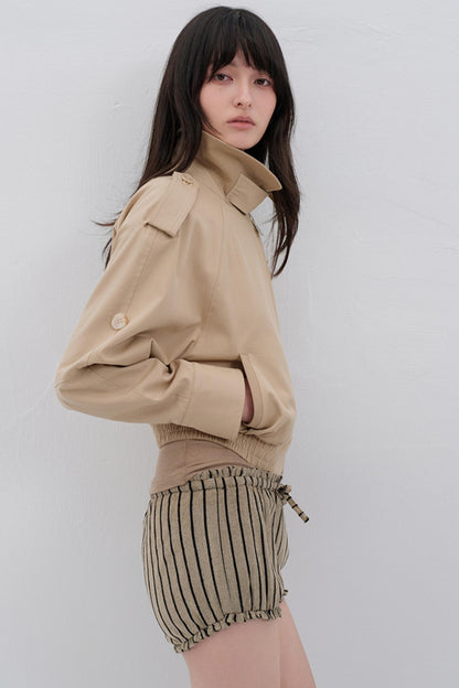 Soft Fleece Striped Pants