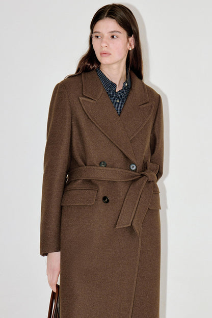 Floral Wool Tweed Coat
