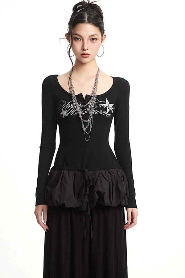 Puffy Long Sleeve Shirt