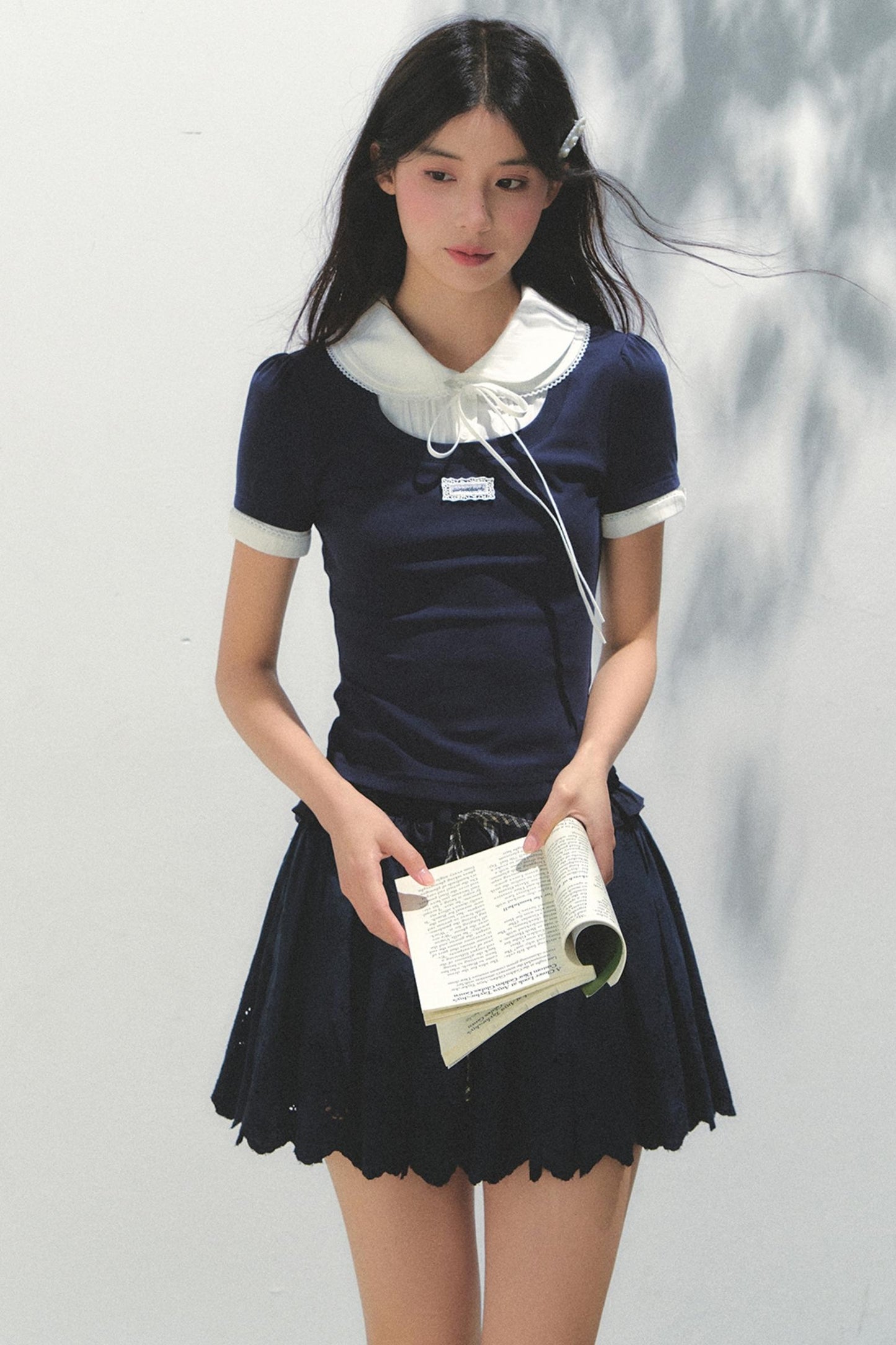 College Chic Knit Tee