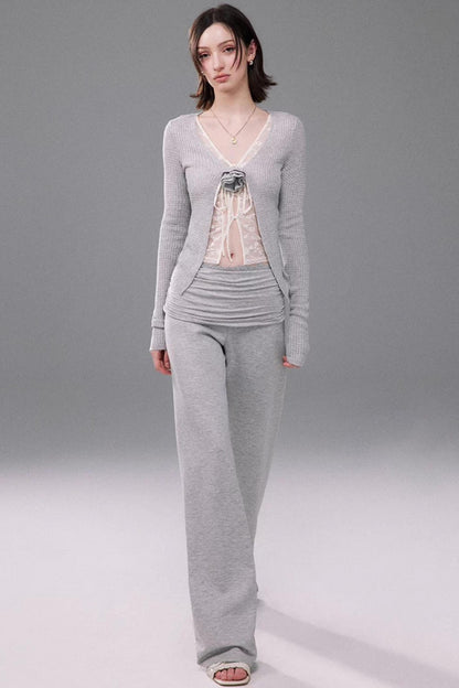 Fold-Over Waistband Pants