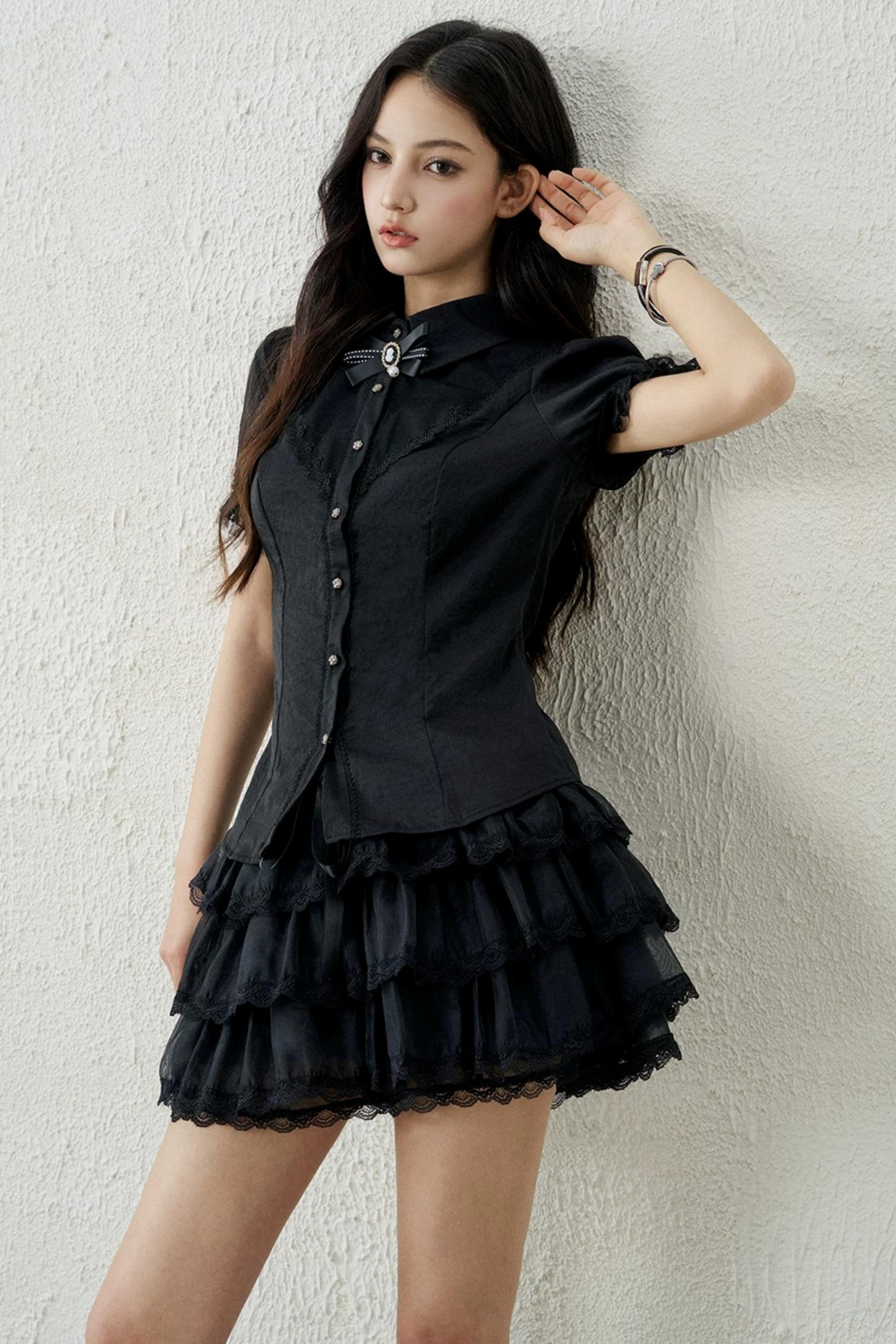 Ghost Girl Puff Sleeve Top